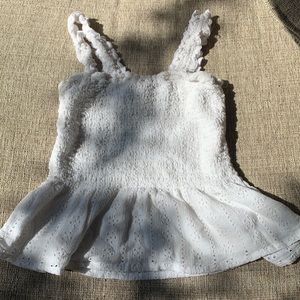 Cute ruffle tank top/blouse